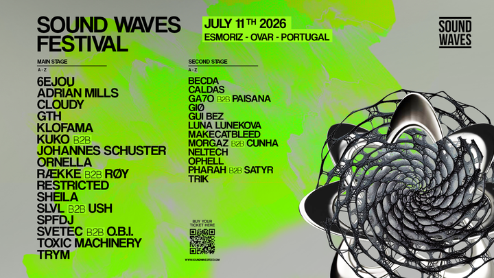 Line-up do Sound Waves 2026