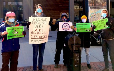 Músicos de todo o mundo organizam protestos contra Spotify