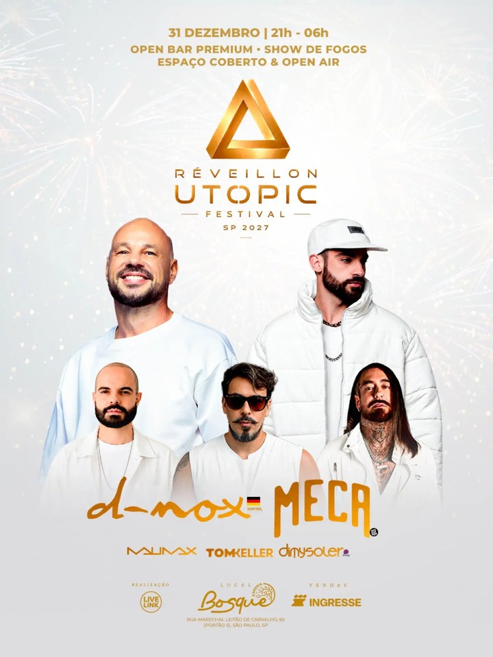 Line-up Réveillon Utopic