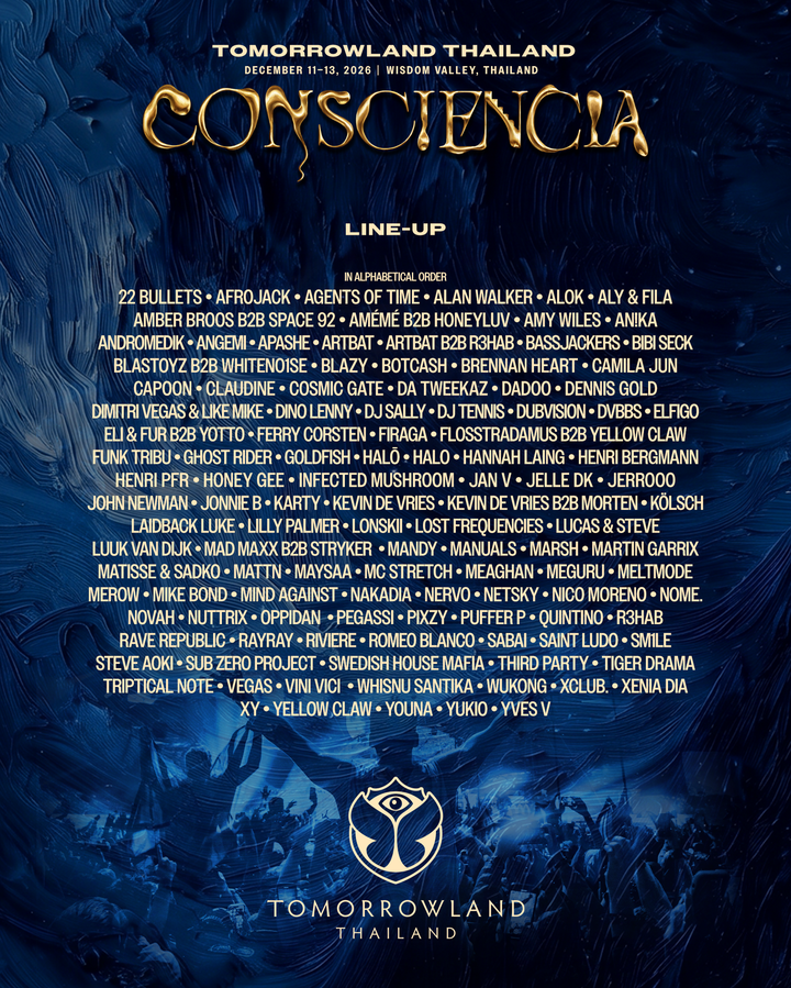 Line-up do Tomorrowland Tailândia