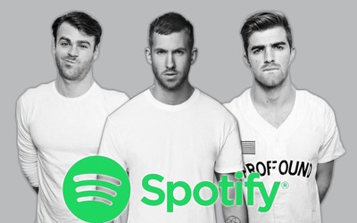 The Chainsmokers e Calvin Harris entram na lista dos artistas mais bem-sucedidos do Spotify
