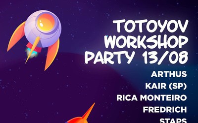 Contribuindo com a cena, Totoyov realiza seu 1º workshop no Lo-Fi, em Balneário Camboriú, dia 13 de agosto
