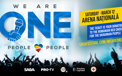 Em ajuda ao povo ucraniano, show beneficente WE ARE ONE ocorre na Romênia