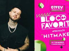 HITMAKER leva seus hits ao trio do Bloco da Favorita neste sábado