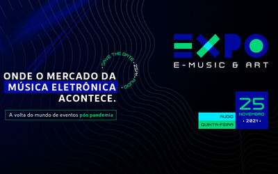 1ª edição da EXPO E-Music & Art acontece dia 25 de novembro com os maiores players do mercado em São Paulo