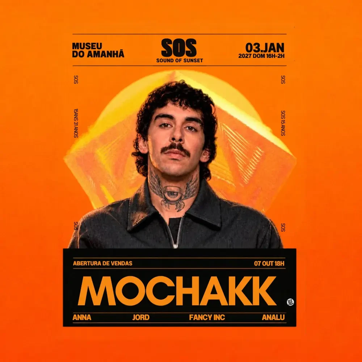 Mochakk no S.O.S. Rio – Sound of Sunset - Foto: Divulgação.