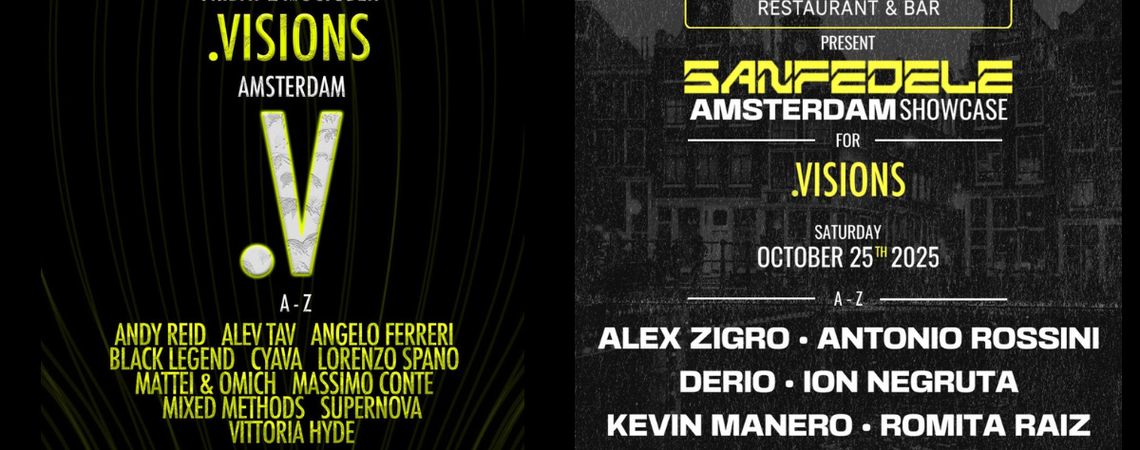 .VISIONS retorna ao ADE 2025 e reafirma sua identidade como label e plataforma global de House Music
