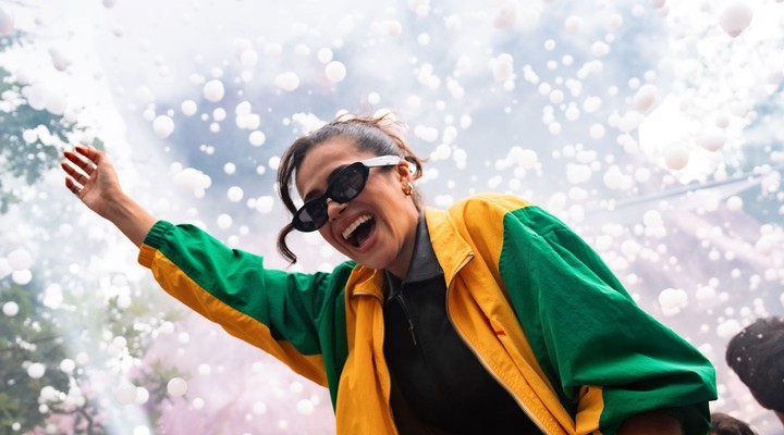 Maisa durante o Tomorrowland 2026 (Créditos: Nathalia Lopes - @namiraalopes)