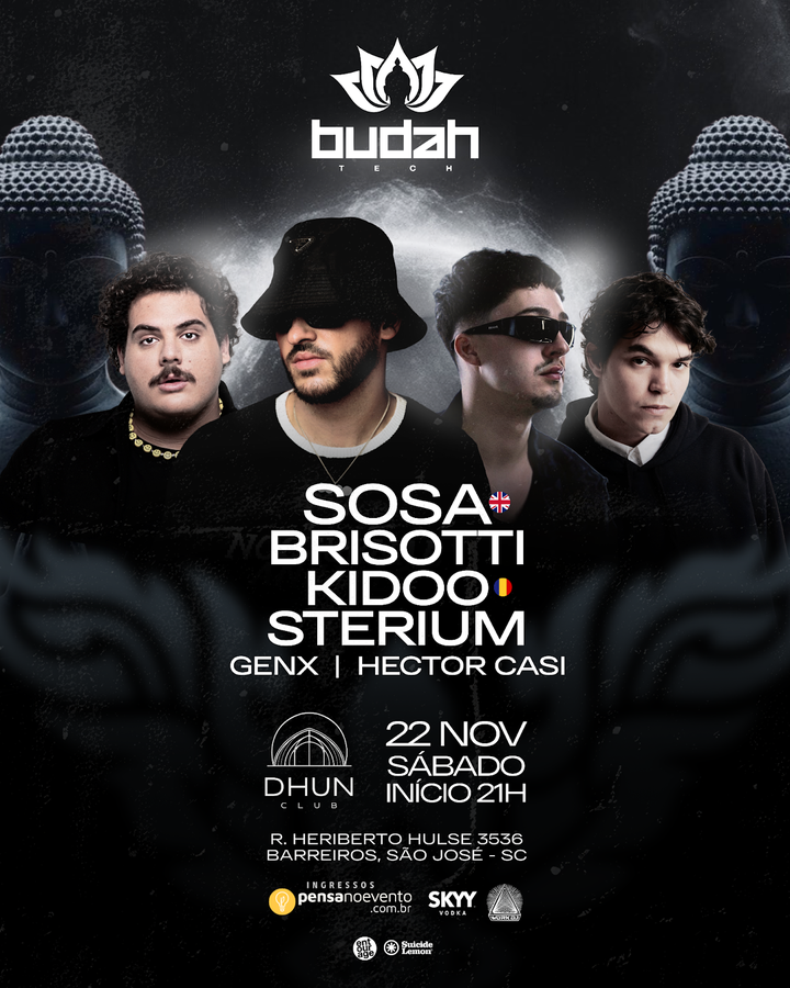 Budah Tech no Dhun Club - Arte: Divulgação