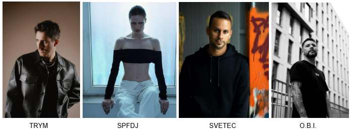 TRYM, SPFDJ, Svetec e O.B.I.