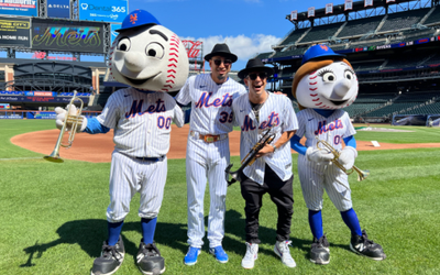 Timmy Trumpet toca a música de entrada viral de Edwin Diaz, "Narco", no jogo Mets vs Dodgers